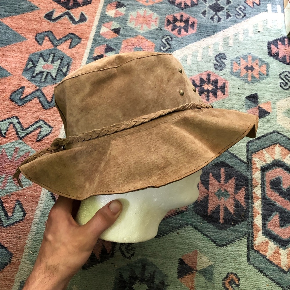 Vintage Leather Hat